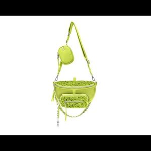 Brand new Steve Madden lime fannipack